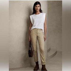 Banana Republic Slim Utility Cargo Tan Pants Size 6